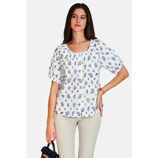 ASSUILI Bluzka w kolorze białym ze sklepu Limango Polska w kategorii Bluzki damskie - zdjęcie 174978329