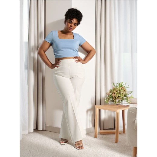 Sinsay - Crop top - błękitny Sinsay XS Sinsay