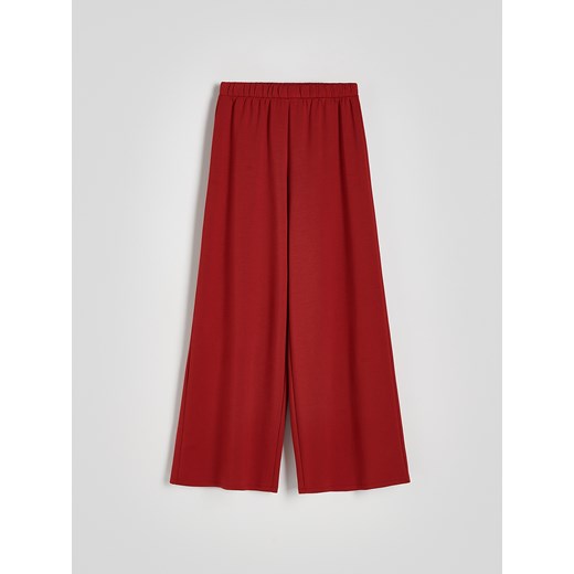 Reserved - Spodnie wide leg - kasztanowy Reserved XS Reserved