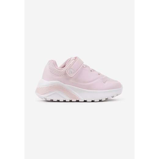 Różowe Buty Sportowe Sneakersy na Grubej Piankowej Podeszwie Zapinane na Rzep Elorisea ze sklepu born2be.pl w kategorii Buty sportowe dziecięce - zdjęcie 174979495