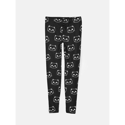 GATE Legginsy z nadrukiem 3Y ze sklepu gateshop w kategorii Spodnie dziewczęce - zdjęcie 174982247