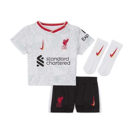Trzyczęściowy strój piłkarski dla niemowląt i maluchów Nike Liverpool F.C. Nike 24-36M Nike poland