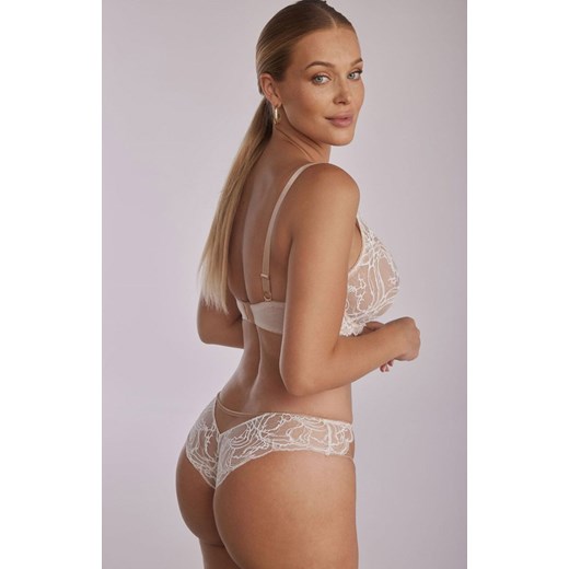 Koronkowy biustonosz miękki soft bralette ecru Sand SC-1127, Kolor ecru, Rozmiar 65B, Kinga ze sklepu Intymna w kategorii Biustonosze - zdjęcie 174988006