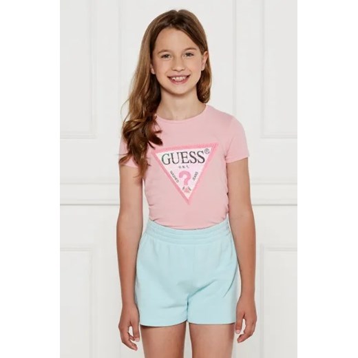Guess T-shirt | Regular Fit ze sklepu Gomez Fashion Store w kategorii Bluzki dziewczęce - zdjęcie 174989309