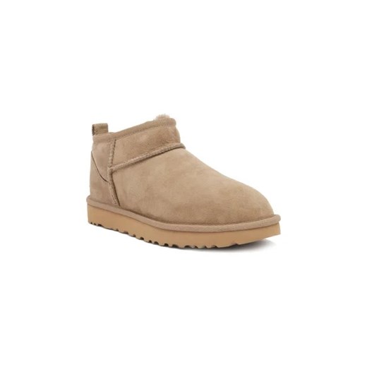 UGG Skórzane śniegowce CLASSIC ultra mini | z dodatkiem wełny 38 Gomez Fashion Store