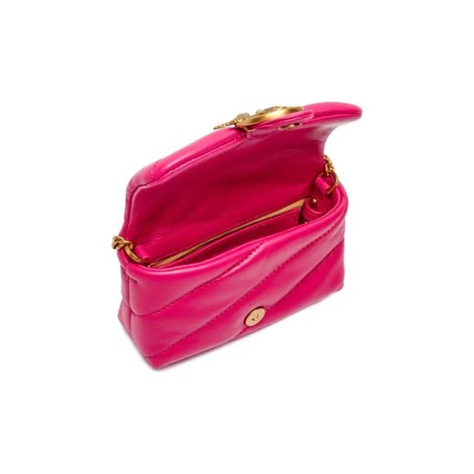 Pinko Skórzana torebka na ramię LOVE MICRO Pinko One Size Gomez Fashion Store
