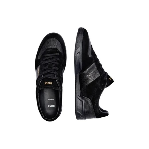BOSS BLACK Skórzane sneakersy Brandon 42 Gomez Fashion Store