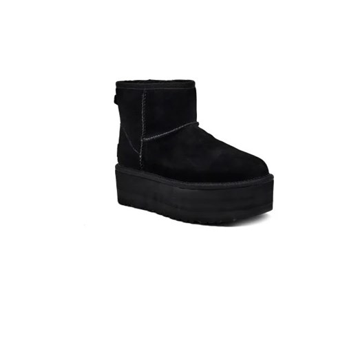 UGG Skórzane śniegowce Classic Mini Platform | z dodatkiem wełny ze sklepu Gomez Fashion Store w kategorii Śniegowce damskie - zdjęcie 174991698