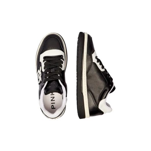 Buty sportowe damskie Pinko sneakersy skórzane sznurowane