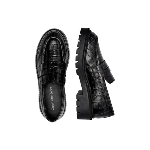 CALVIN KLEIN JEANS Skórzane loafersy 39 Gomez Fashion Store
