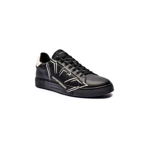 Emporio Armani Skórzane sneakersy ze sklepu Gomez Fashion Store w kategorii Buty sportowe męskie - zdjęcie 174992199