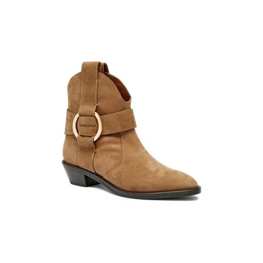 See By Chloé Skórzane kowbojki ze sklepu Gomez Fashion Store w kategorii Botki - zdjęcie 174992289