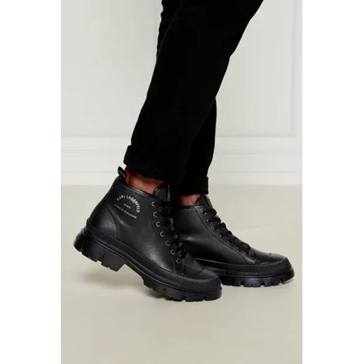 Karl Lagerfeld Skórzane buty trekkingowe Karl Lagerfeld 43 Gomez Fashion Store