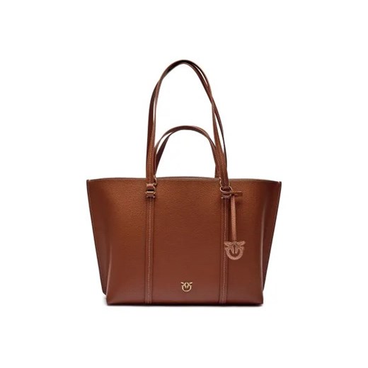 Shopper bag Pinko skórzana