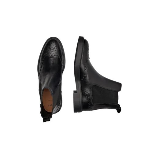 BOSS BLACK Skórzane sztyblety Calev 43 Gomez Fashion Store