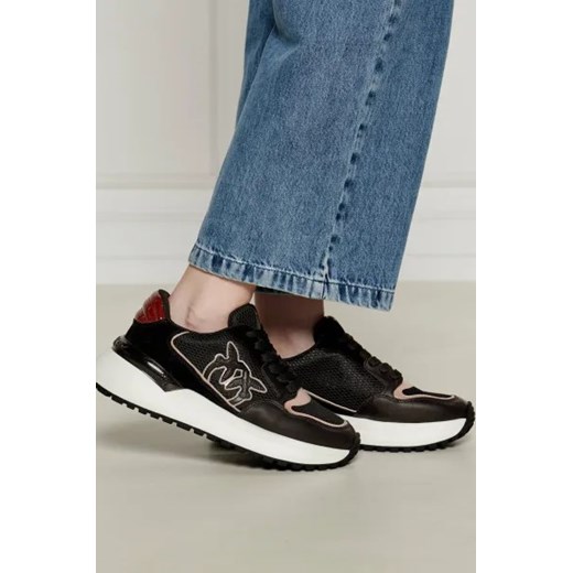 Pinko Skórzane sneakersy Pinko 41 Gomez Fashion Store