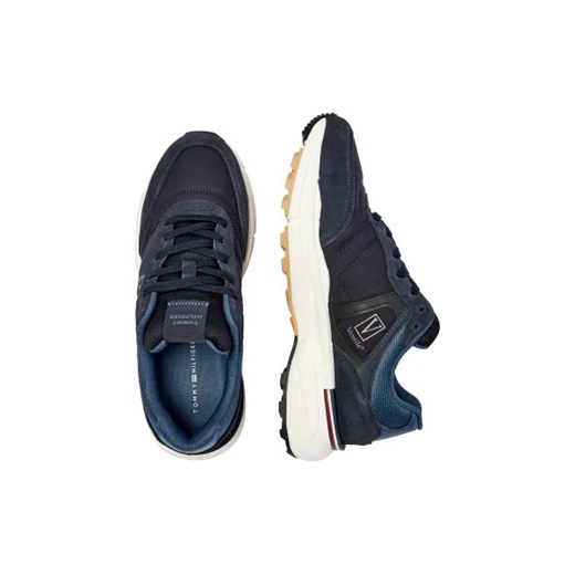 Tommy Hilfiger Skórzane sneakersy M RUNNER X VENTILE MIX Tommy Hilfiger 42 Gomez Fashion Store