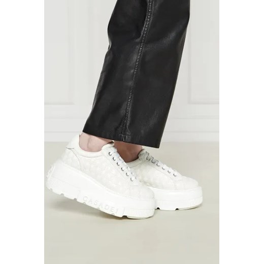 Casadei Skórzane sneakersy Casadei 41 wyprzedaż Gomez Fashion Store