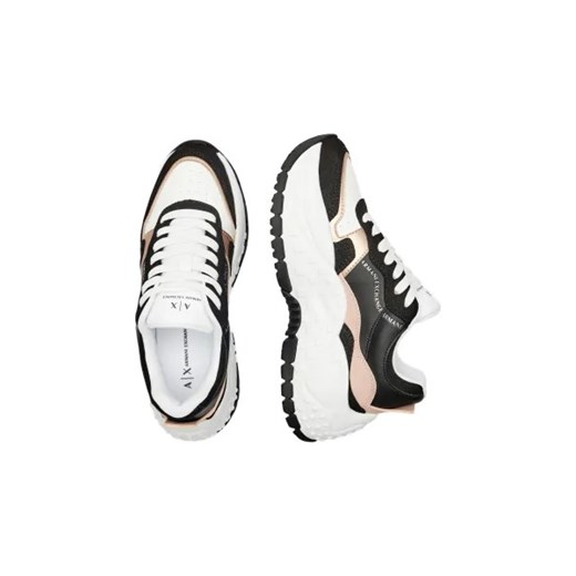 Buty sportowe damskie Armani Exchange sneakersy z tkaniny