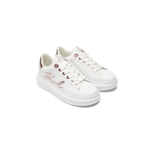Buty sportowe damskie Karl Lagerfeld sneakersy na platformie skórzane