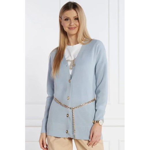 Michael Kors Wełniany kardigan | Regular Fit ze sklepu Gomez Fashion Store w kategorii Swetry damskie - zdjęcie 174996956