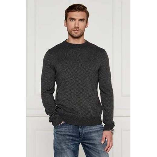 BOSS BLACK Wełniany sweter H-Eltoro | Regular Fit S Gomez Fashion Store