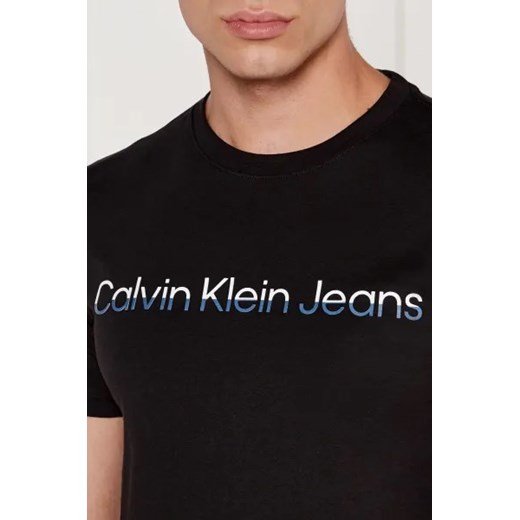 T-shirt męski Calvin Klein z krótkim rękawem młodzieżowy