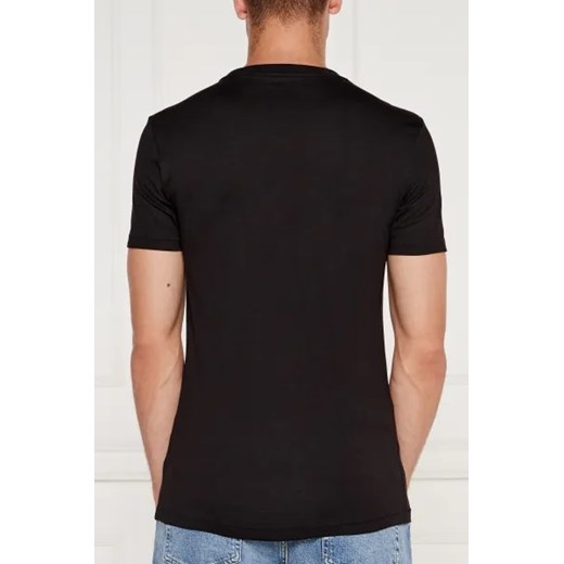 T-shirt męski Calvin Klein czarny młodzieżowy