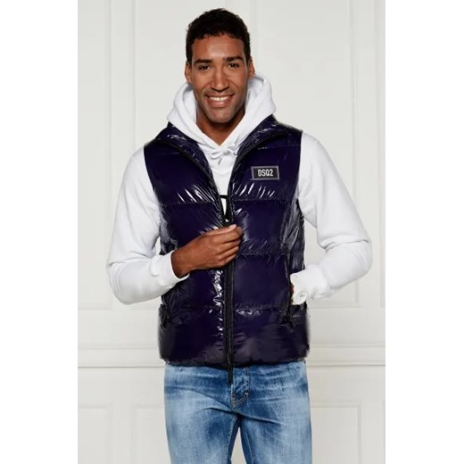 Dsquared2 Puchowy bezrękawnik | Regular Fit ze sklepu Gomez Fashion Store w kategorii Kamizelki męskie - zdjęcie 174998469