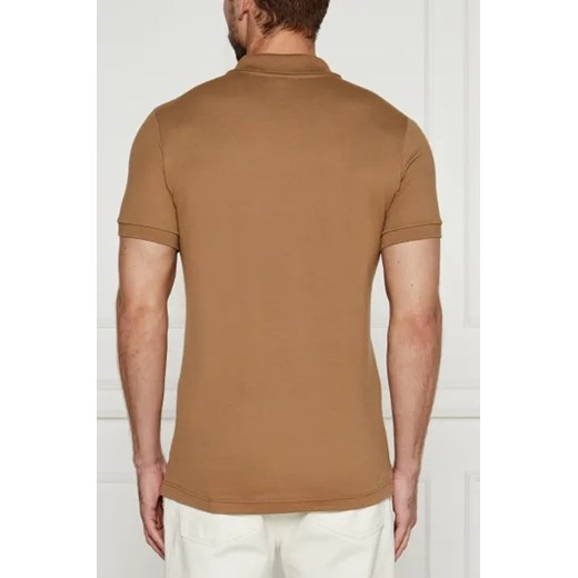 T-shirt męski brązowy Lacoste