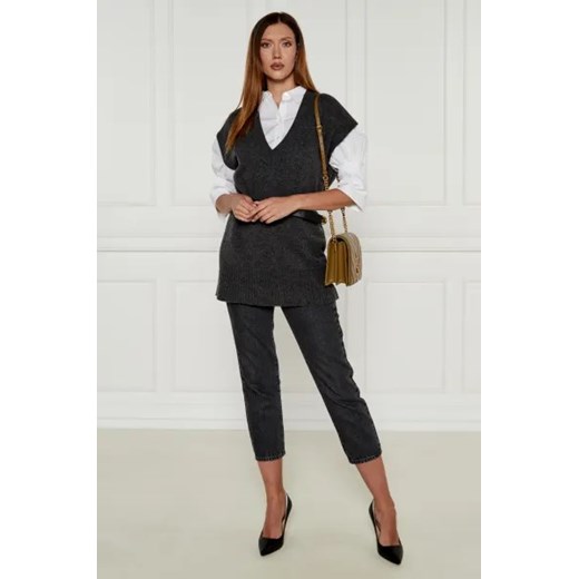Sweter damski Pinko z dekoltem v casual