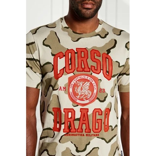 T-shirt męski Aeronautica Militare wielokolorowy