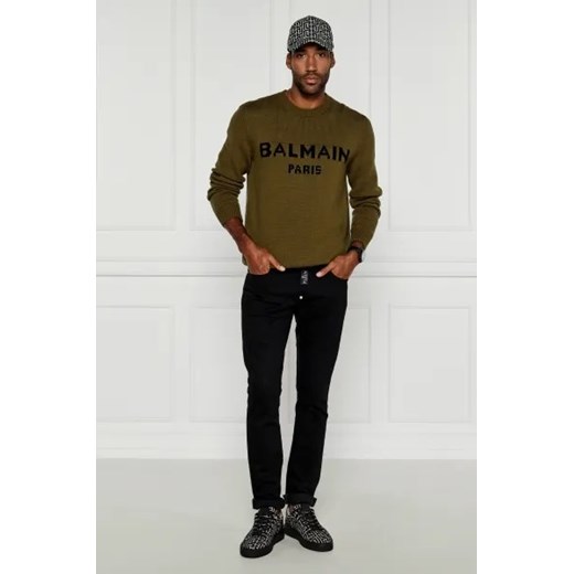 Balmain Wełniany sweter | Regular Fit XL Gomez Fashion Store
