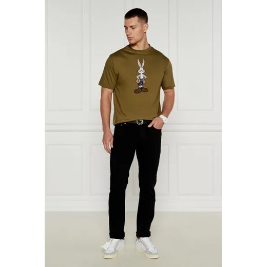 T-shirt męski Iceberg bawełniany z krótkim rękawem