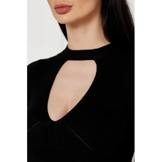 Sweter damski Pinko w serek z poliamidu