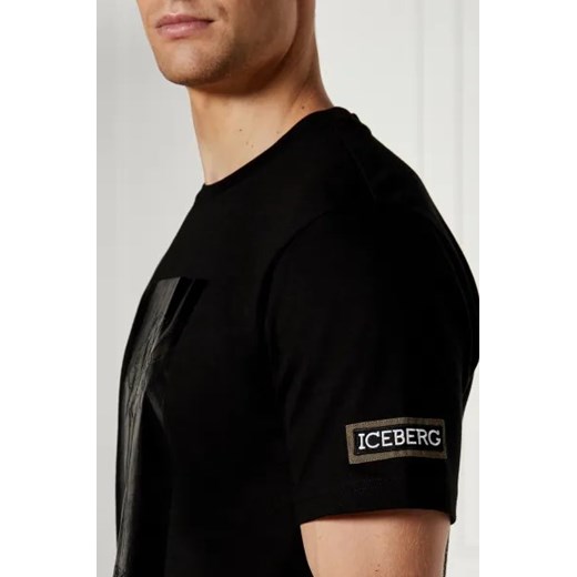 T-shirt męski Iceberg z krótkimi rękawami