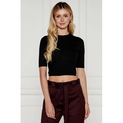 Pinko Wełniana bluzka | Slim Fit Pinko L Gomez Fashion Store