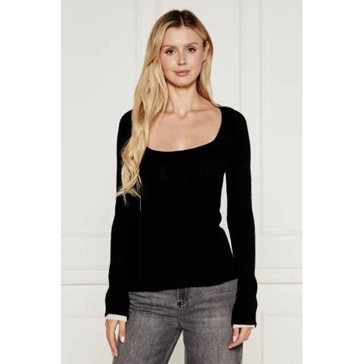 Pinko Wełniany sweter CYMRIC | Slim Fit | z dodatkiem kaszmiru ze sklepu Gomez Fashion Store w kategorii Swetry damskie - zdjęcie 175000186