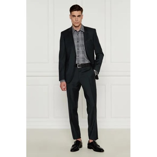 BOSS BLACK Wełniany garnitur Huge | Slim Fit ze sklepu Gomez Fashion Store w kategorii Garnitury męskie - zdjęcie 175000846