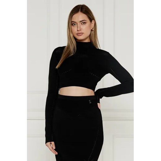 Patrizia Pepe Bluzka | Cropped Fit ze sklepu Gomez Fashion Store w kategorii Bluzki damskie - zdjęcie 175000909