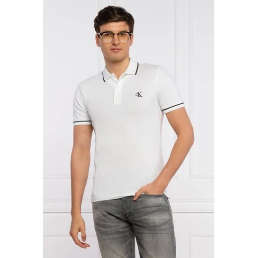 T-shirt męski Calvin Klein z elastanu 