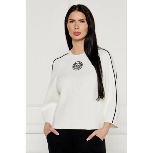 Elisabetta Franchi Sweter | Regular Fit | z dodatkiem wełny ze sklepu Gomez Fashion Store w kategorii Swetry damskie - zdjęcie 175001556