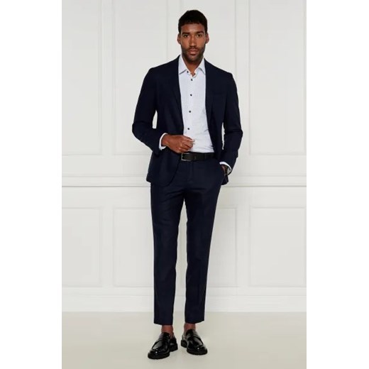 BOSS BLACK Spodnie P-Genius | Slim Fit | z dodatkiem wełny 52 Gomez Fashion Store