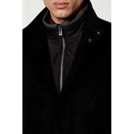BOSS BLACK Wełniany płaszcz H-Coxtan | z dodatkiem kaszmiru 50 Gomez Fashion Store