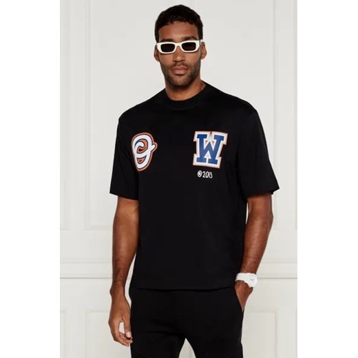 OFF-WHITE T-shirt Wiz skate | Regular Fit ze sklepu Gomez Fashion Store w kategorii T-shirty męskie - zdjęcie 175001898