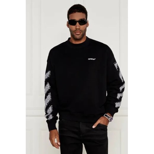 OFF-WHITE Bluza Pixel diag skate | Regular Fit ze sklepu Gomez Fashion Store w kategorii Bluzy męskie - zdjęcie 175001906