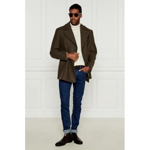 BOSS BLACK Wełniany płaszcz 50 Gomez Fashion Store