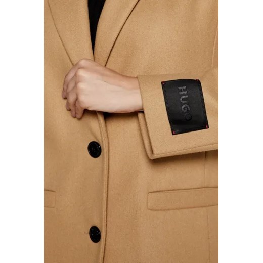 HUGO Wełniany płaszcz Mojeni 44 Gomez Fashion Store