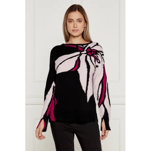 Marc Cain Wełniany sweter | Loose fit ze sklepu Gomez Fashion Store w kategorii Swetry damskie - zdjęcie 175002855