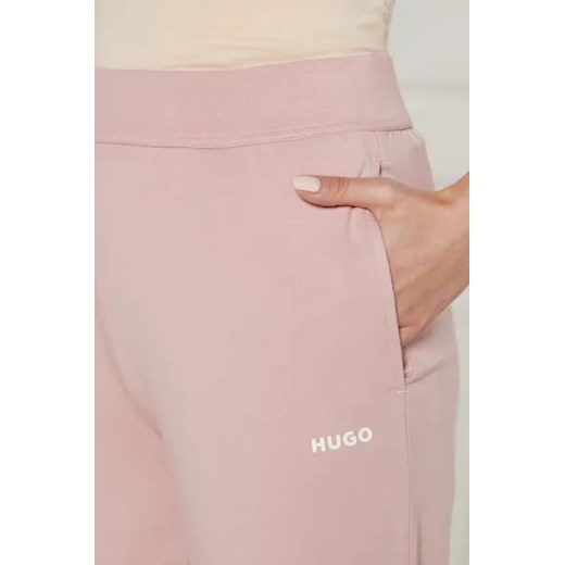 Spodnie damskie Hugo Boss bawełniane